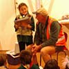 helping to read aloud